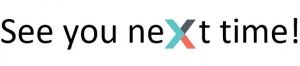 Amerex see you neXt time